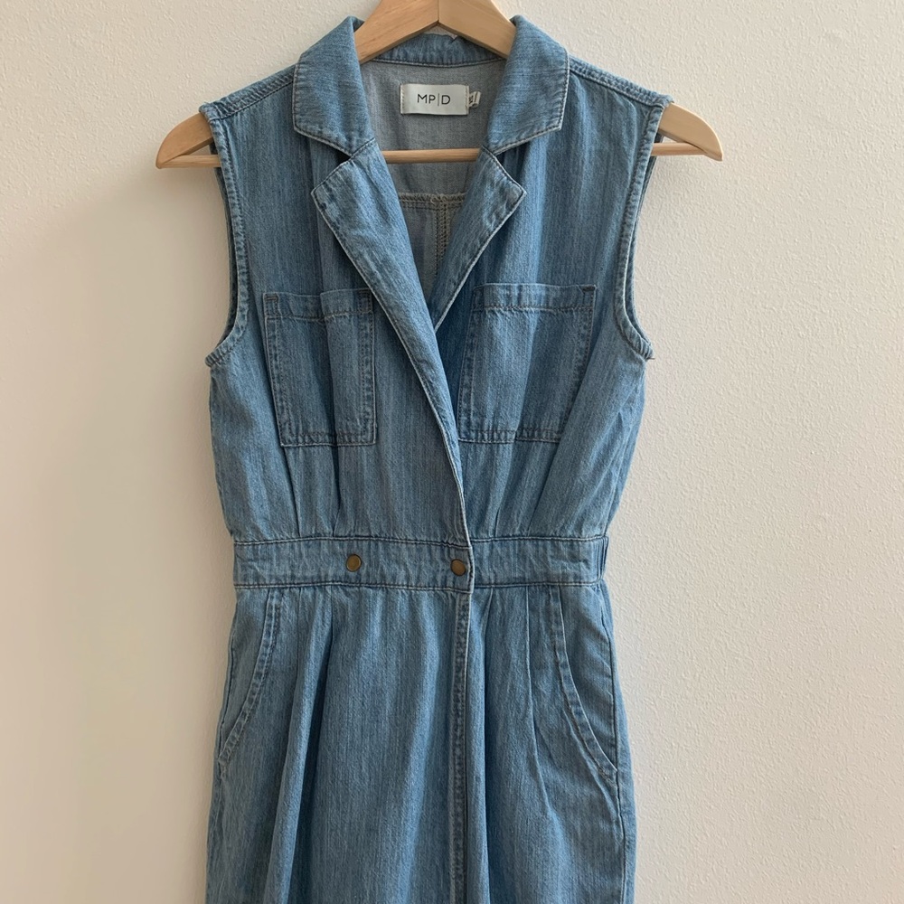 MPD minkmink denim dress with pockets - Picture 5 of 11